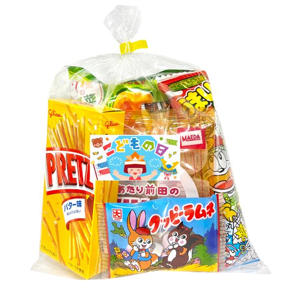 お菓子 駄菓子 袋 詰め合わせ 6点セット 300円 (子供の日シール付き