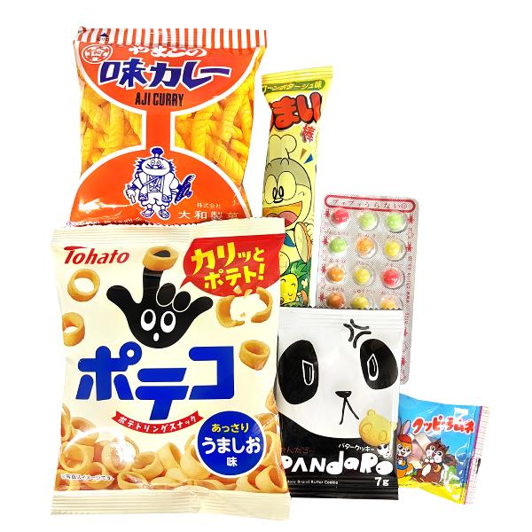 お菓子 駄菓子 袋 詰め合わせ 6点セット (A500 カジュアル トート