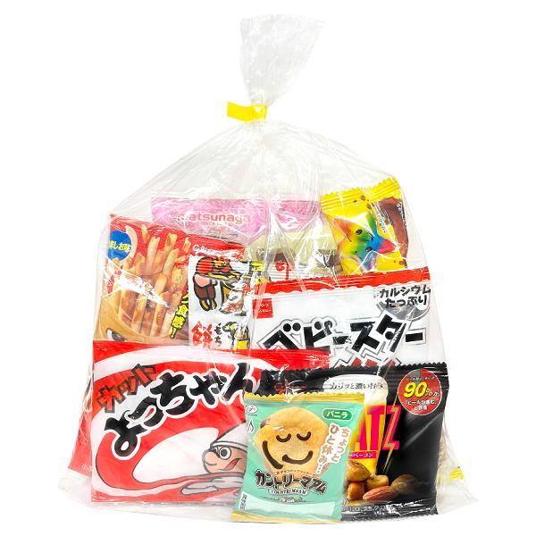お菓子 駄菓子 袋 詰め合わせ 9点 セット 600円 (A600 大人)(祭り 縁日