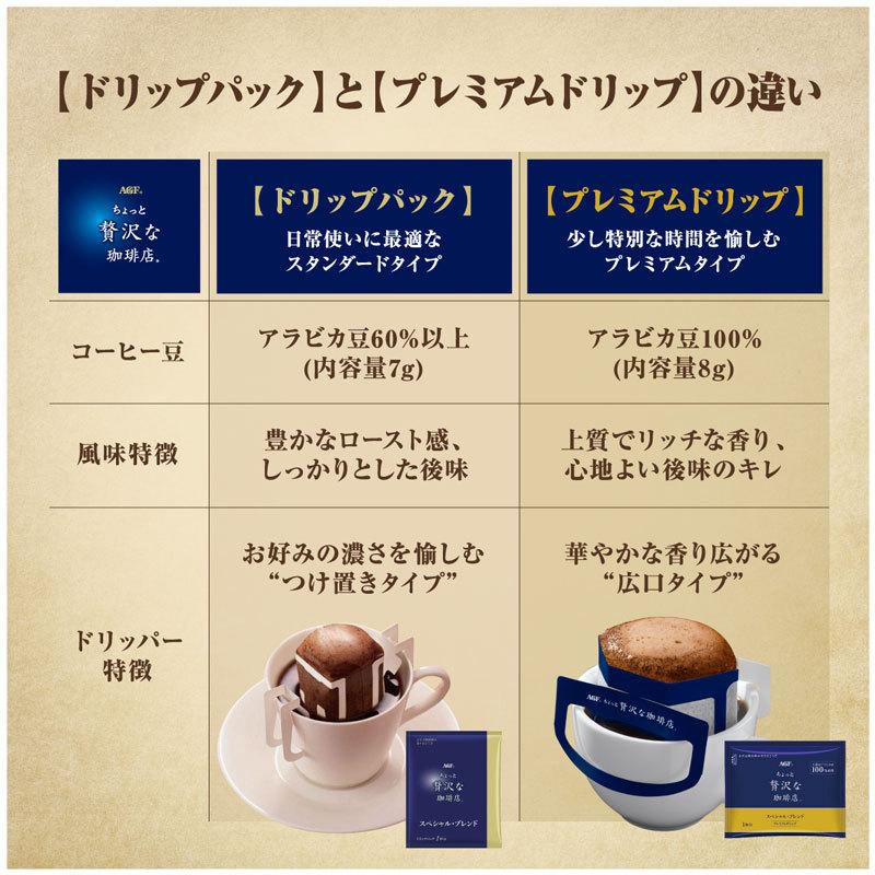 AGF ちょっと贅沢な珈琲店 レギュラーコーヒー　コーヒーバッグ スペシャルブレンド 100袋×3箱　送料無料(一部地域を除く)｜takaomarket｜03