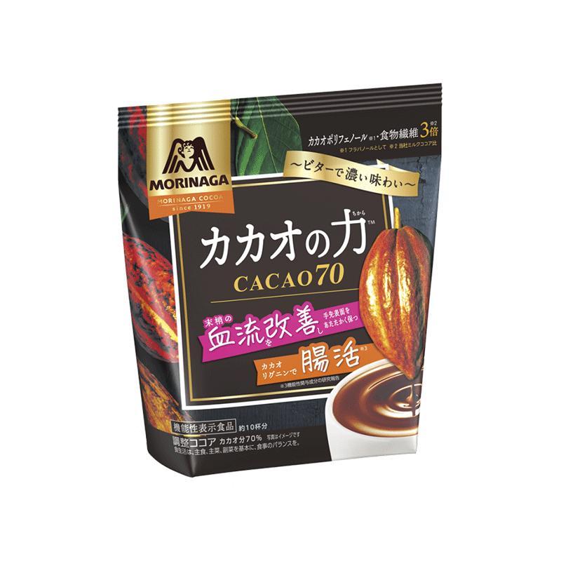 森永 カカオの力＜CACAO70＞ 200g×24袋(12袋×2ケース) カカオ70 腸活