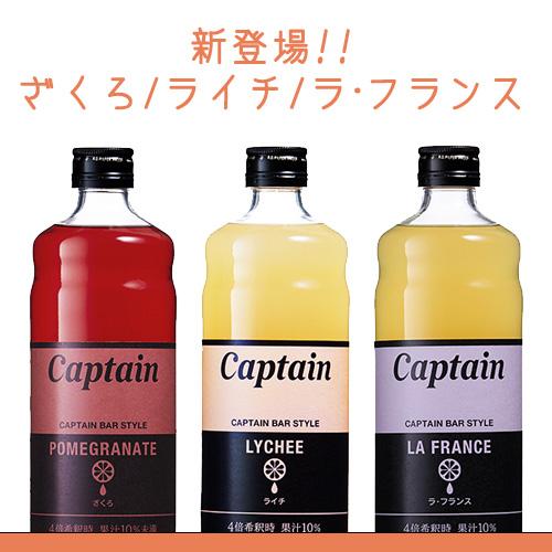 キャプテン　中村商店 キャプテン シロップ 600ml 選べる4本セット《B》　かき氷　バー　割り材　梅　送料無料(一部地域を除く)｜takaomarket｜02