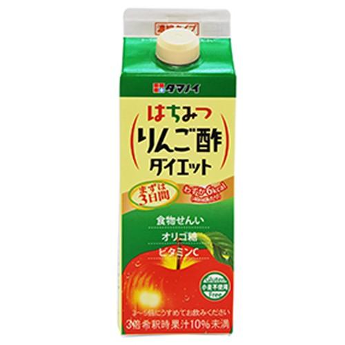 タマノイ りんご酢ダイエット 濃縮タイプ 500ml×24本（１２本入×2ケース）　送料無料(一部地域を除く)