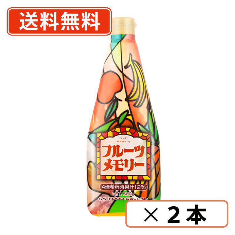 ミックスジュース GS フルーツメモリー 500g×2本 大阪ミックスジュース ジーエスフード