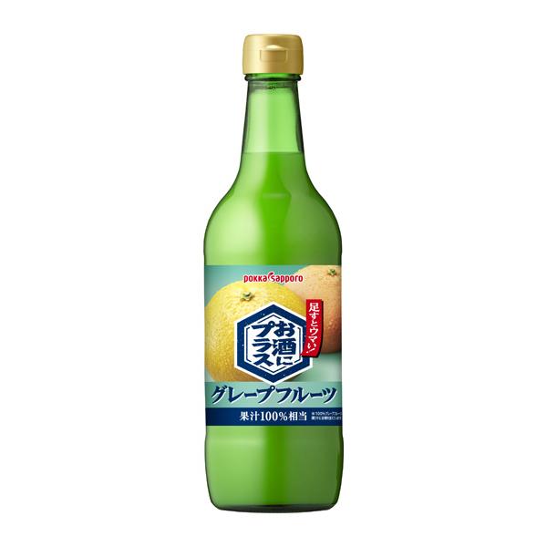 ポッカサッポロ お酒にプラス グレープフルーツ 540mlビン×12本 送料