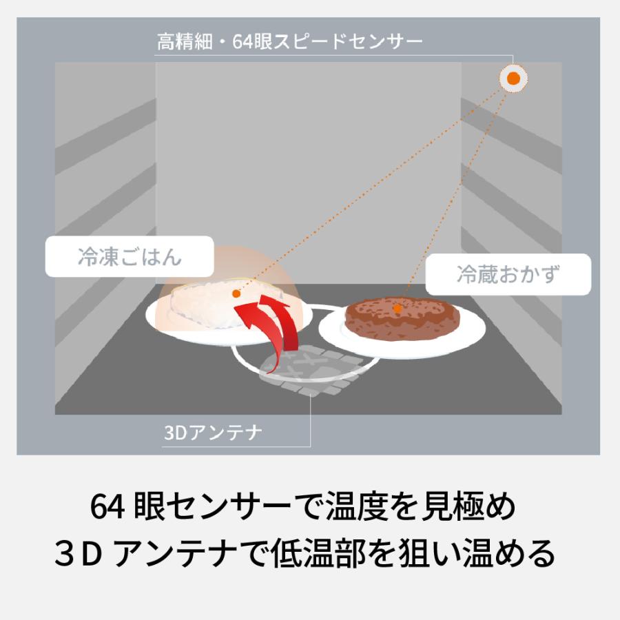 NE-FB2D 単機能レンジ Bistro ビストロ ホワイト シンプル 温めるだけ 簡単 使いやすい 2025年製 新商品_3