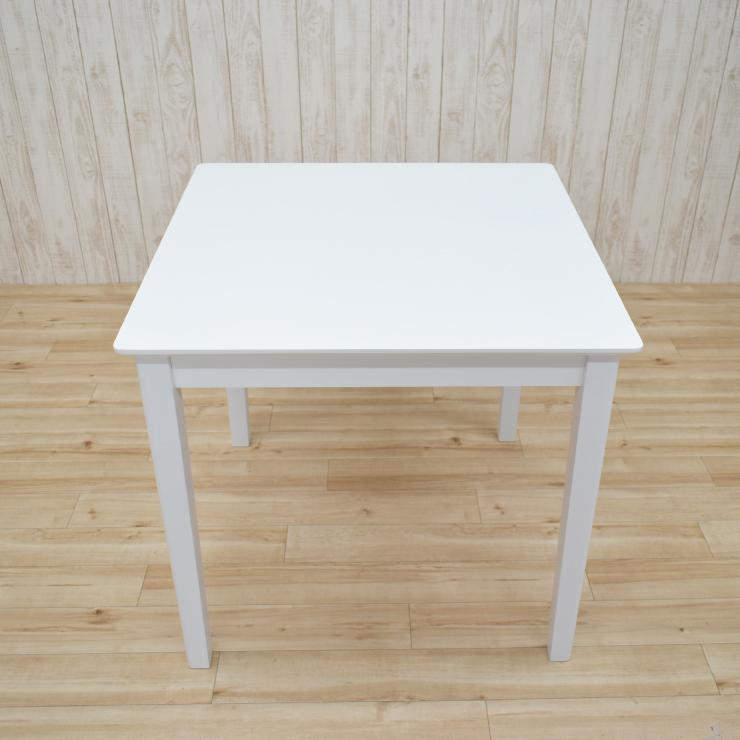 ダイニングテーブル 幅75cm ac75-360wh ホワイト色 白 2人用 2人掛け 北欧 コンパクト 木製 アウトレット 2s-1k-169｜takara21｜04