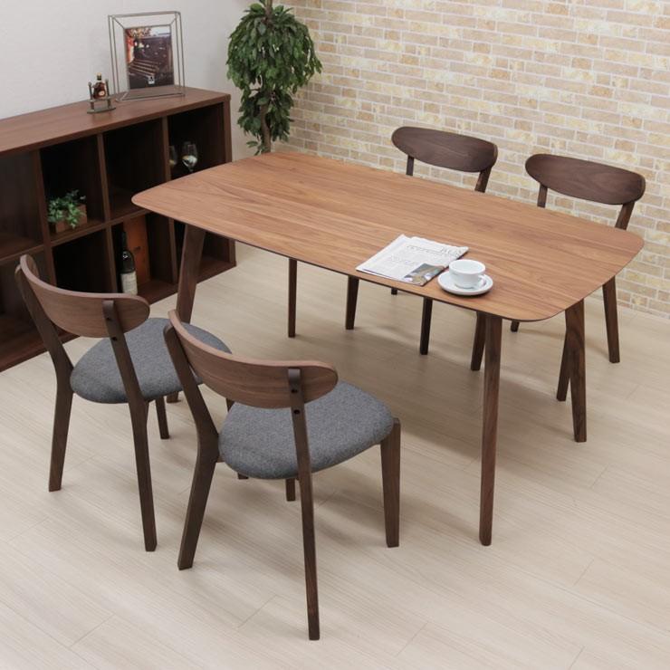 ダイニングテーブルセット 5点セット 幅150cm 4人掛け用 cote150-5