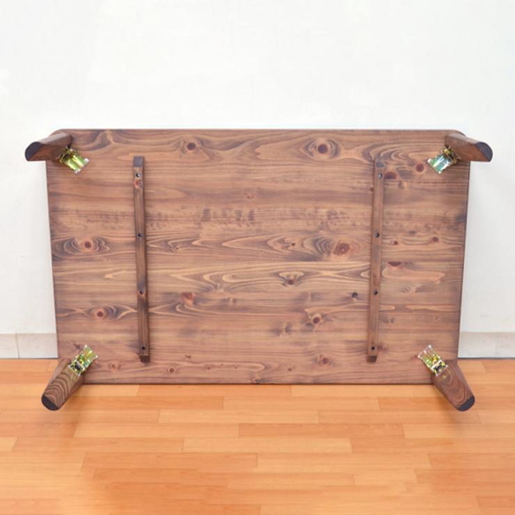 受注生産品 ひのき 座卓 長方形 1人 2人 hinoki120c-178 選べる5色 リビングテーブル 120cm×75cm 国産 日本製 折れ脚 注文より約40日 4s-1k-216_15