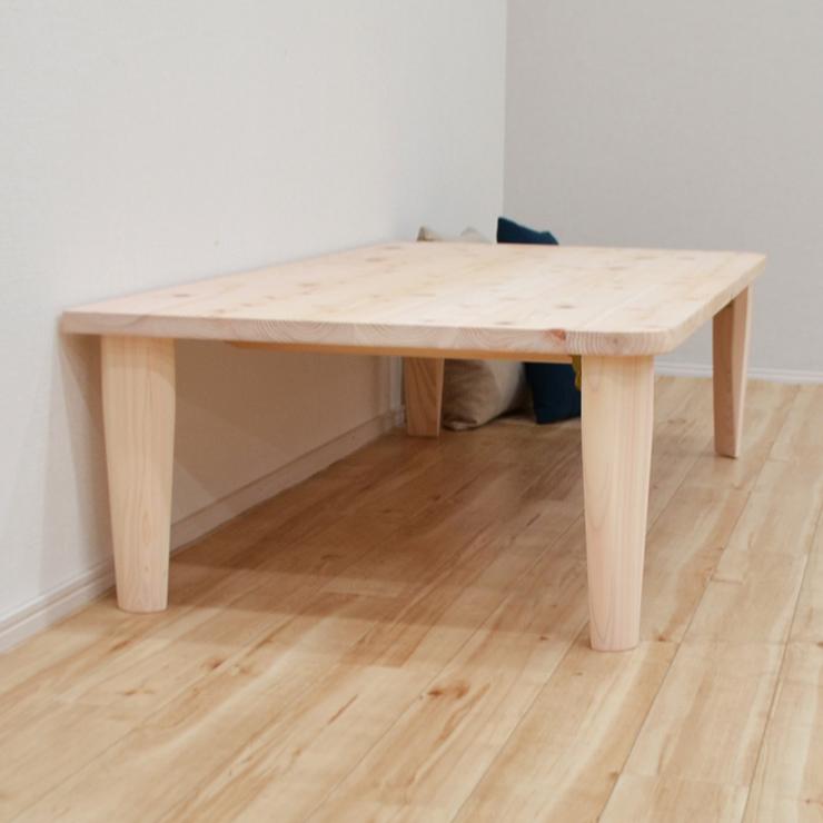 受注生産品 座卓 折りたたみ 壁付け テーブル hinoki150kaku-2r 178