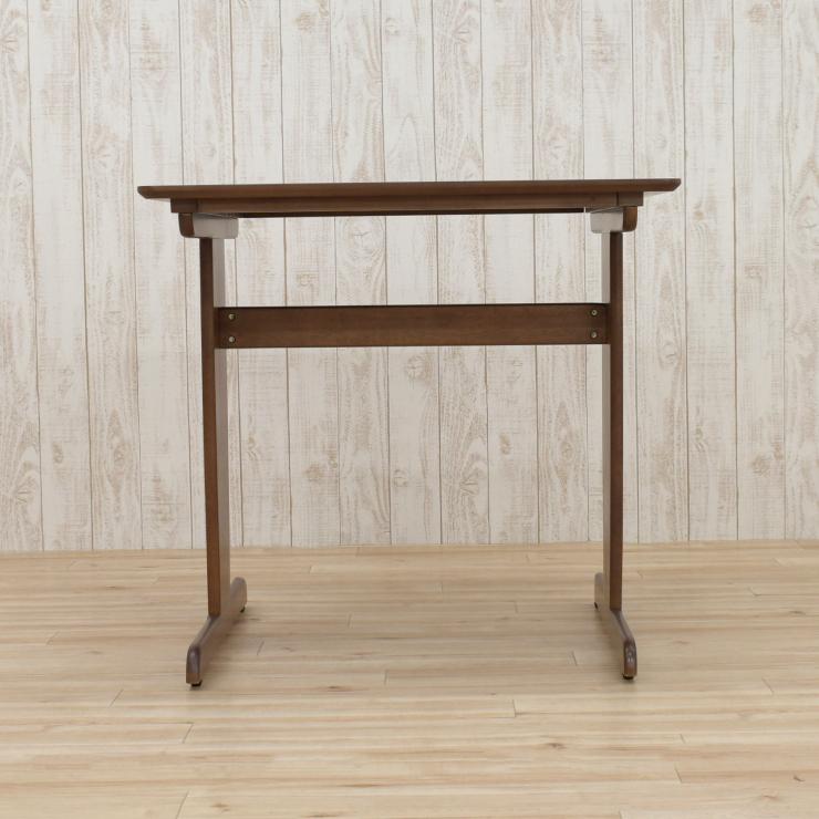 ダイニングテーブルセット 3点セット 幅75cm hp75-3-hop371wal 回転椅子 ウォールナット色 2人 北欧 2本脚 T脚 8s-2k-169/155 yk_9