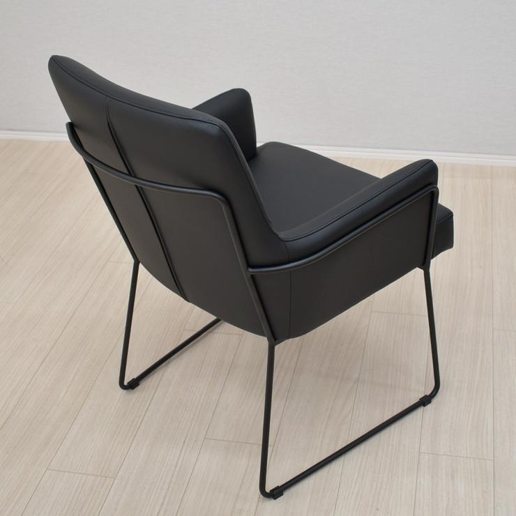 ダイニングチェア 本革張り 完成品 1脚 スチール脚 lca-ch-343 ダイニングチェア 本革張り 完成品 1脚 スチール脚 lca-ch-343