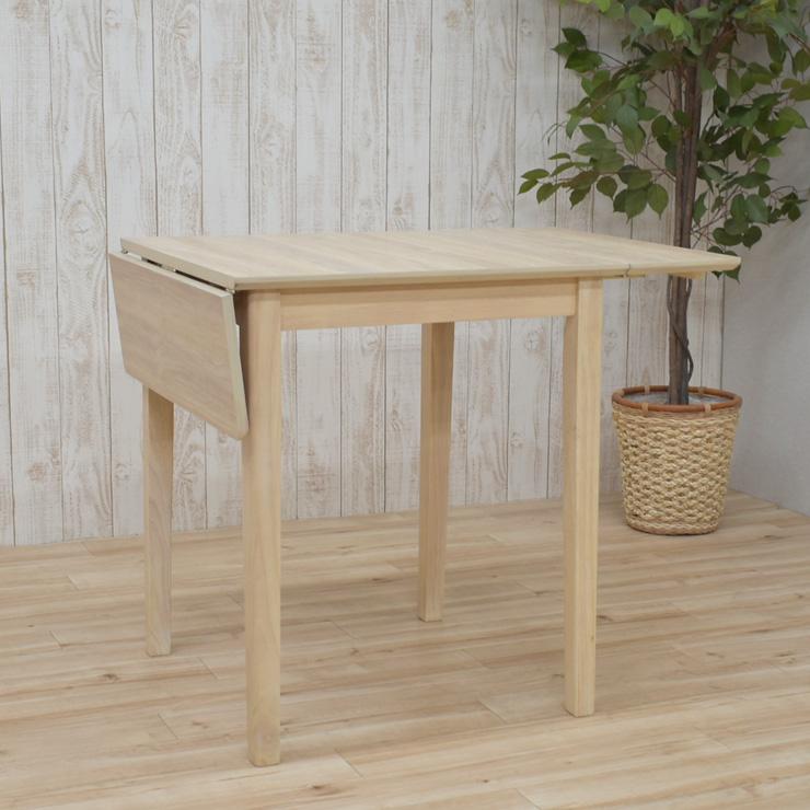 伸縮式 伸長 ダイニングテーブル 幅60/80/100cm 選べる3色 mac100bata