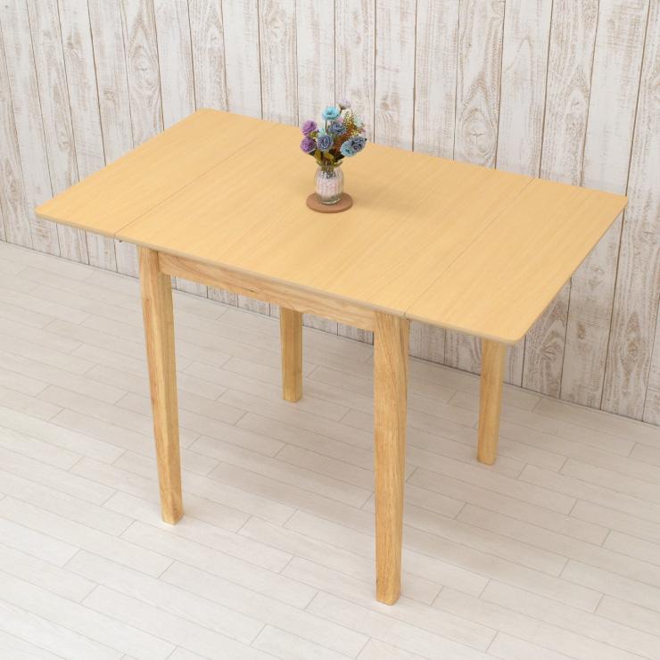 ナチュラル モダン メラミン化粧板 ダイニングテーブル 作業台 折り畳み ナチュラル モダン メラミン化粧板 ダイニングテーブル 作業台