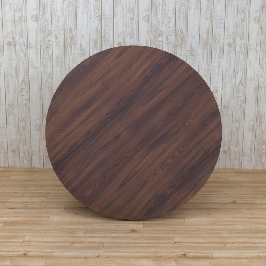 工場アウトレット品 丸テーブル 幅120cm 4人用 ml120-369wal 工場アウトレット品 丸テーブル 幅120cm 4人用 ml120-369wal