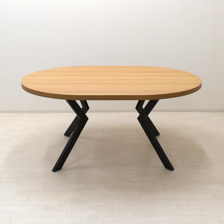 工場アウトレット品 楕円テーブル 幅160cm 4人用 ml160-369ok 工場アウトレット品 楕円テーブル 幅160cm 4人用 ml160-369ok