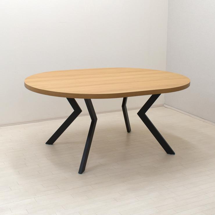 工場アウトレット品 楕円テーブル 幅160cm 4人用 ml160-369ok 工場アウトレット品 楕円テーブル 幅160cm 4人用 ml160-369ok