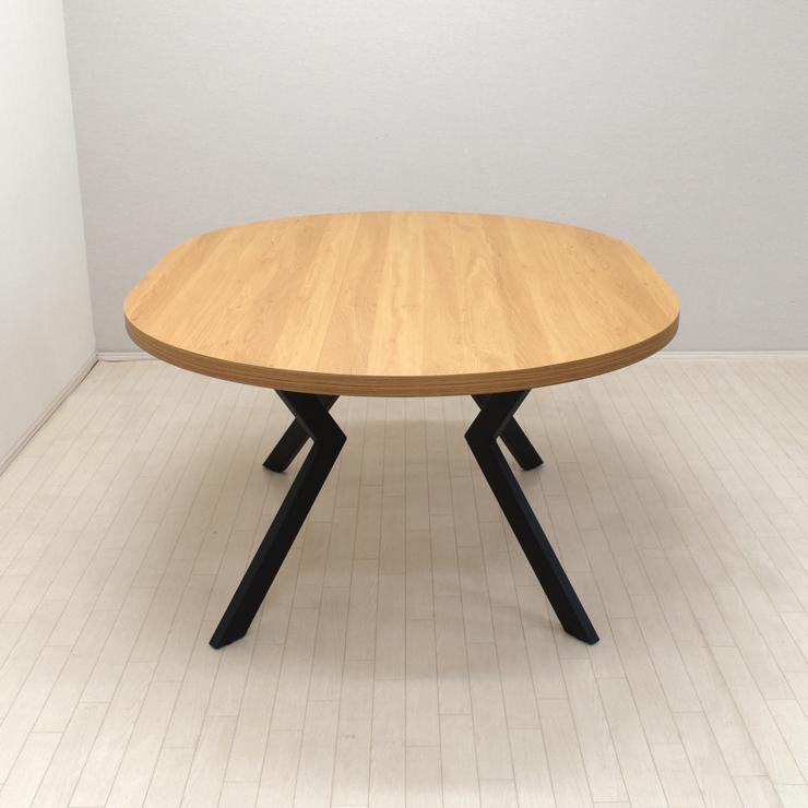 工場アウトレット品 楕円テーブル 幅160cm 4人用 ml160-369ok 工場アウトレット品 楕円テーブル 幅160cm 4人用 ml160-369ok