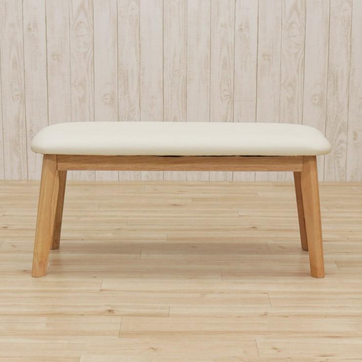 ベンチ チェア 90cm rosiu90-360 2人用 ナチュラルオーク色 木製 クッション 玄関 長椅子 待合室 スツール アウトレット ben 1s-1k th hg