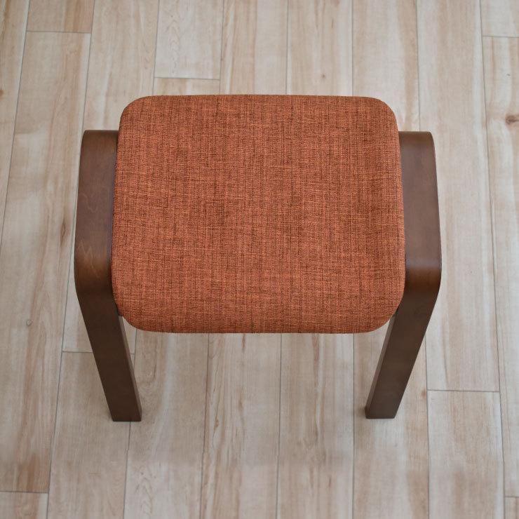 スタッキングチェア 4脚セット st8wal4-361or オレンジ スタッキング