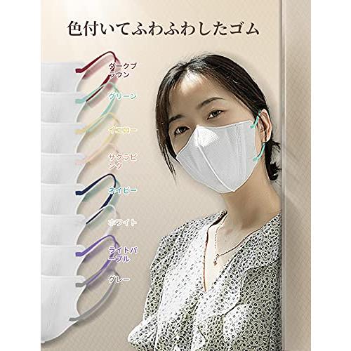 FunHoom 不織布マスク 立体型 小顔の効果 使い捨てマスク 30枚 【日本女性に設計｜takara777｜04