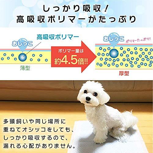アイリスオーヤマ ペットシーツ 厚型 抗菌 消臭 小型犬 レギュラー 400枚入 (ケ｜takara777｜03