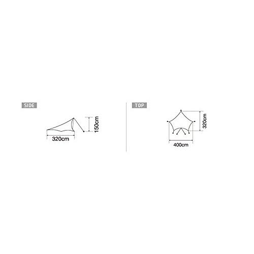 スノーピーク(snow peak) タープ /R ライトタープ "ペンタ" シールド STP-381 1｜takara777｜07