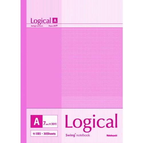 ナカバヤシ ロジカルノート B5 A罫 5冊パック パステル ノ-B525A-5P｜takara777｜05