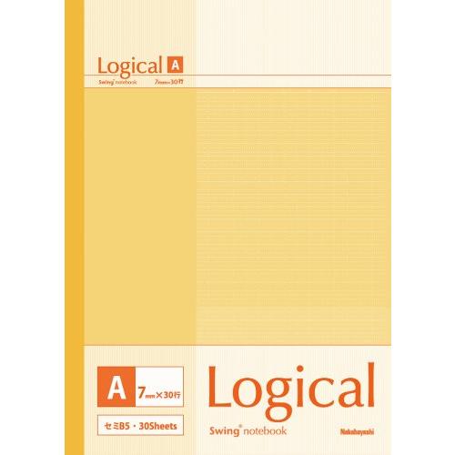 ナカバヤシ ロジカルノート B5 A罫 5冊パック パステル ノ-B525A-5P｜takara777｜07