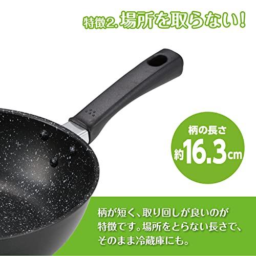 貝印 KAI 軽い 軽量 高熱効率 炒め鍋 深型 フライパン 24cm ガス火 IH対応 PFOA｜takara777｜04