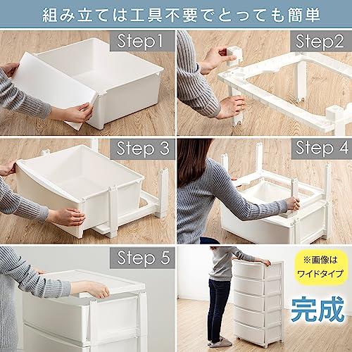 アイリスオーヤマ コロネチェ スト 一体型フレームで組立て超簡単 チェ スト ス｜takara777｜04