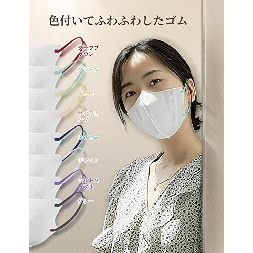 FunHoom 不織布マスク 立体型 小顔の効果 使い捨てマスク 30枚 【日本女性に設計｜takara777｜02