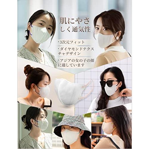FunHoom 不織布マスク 立体型 小顔の効果 使い捨てマスク 30枚 【日本女性に設計｜takara777｜05