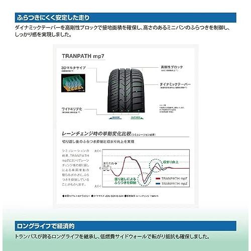 トーヨータイヤ (TOYO TIRES) 215/60R17 96H TRANPATH mp7 1本｜takara777｜04