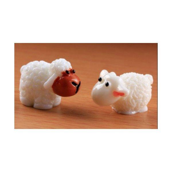 豪華な ひつじ 白赤口 3個 動物フィギュア テラリウムフィギュア コケリウム ジオラマ 苔盆栽 スノー