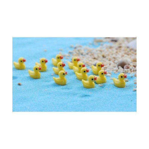 アヒル 模型 5匹 あひる 動物 フィギュア テラリウム ミニフィギュア