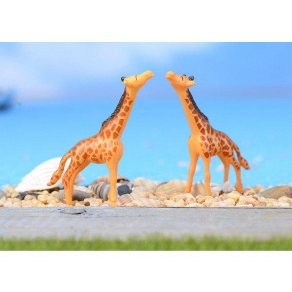 超安い品質 キリン 1体 きりん 動物フィギュア テラリウムフィギュア ミニフィギュア コケリウム ミニチュア 箱庭 苔盆栽