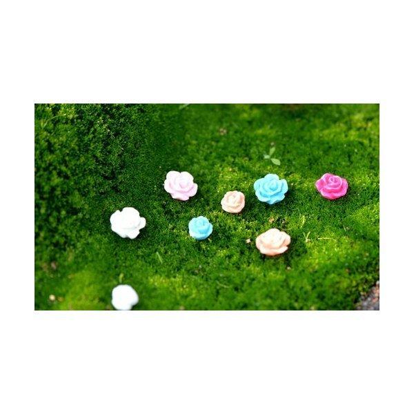 バラー 10個 おはな お花 テラリウムフィギュア ミニフィギュア ミニチュア 箱庭 ハンドメイド 総合福袋 デコパーツ コケリウム 手数料無料