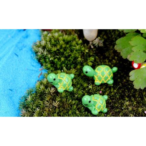 アクアリウム かめ 緑亀 ミニ テラリウム フィギュア ミニチュア コケリウム 苔テラリウム 苔 コケ 苔テラリウム アクアテラリウム ワークショップ パーツ Chenj テラリウム専門店takara 通販 Yahoo ショッピング