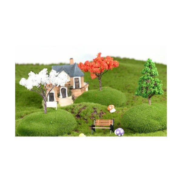 カラフルな木 ジオラマコレクション 樹木模型 鉄道模型 苔テラリウム