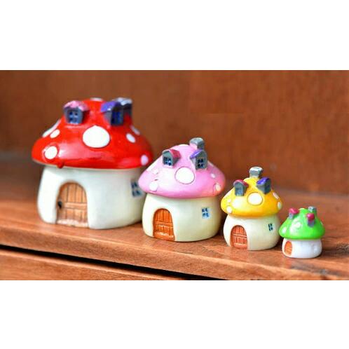 きのこのお城 特小 ジオラマコレクション 樹木模型 鉄道模型 箱庭 テラリウムキット 市販 テラリウムフィギュア 苔テラリウム