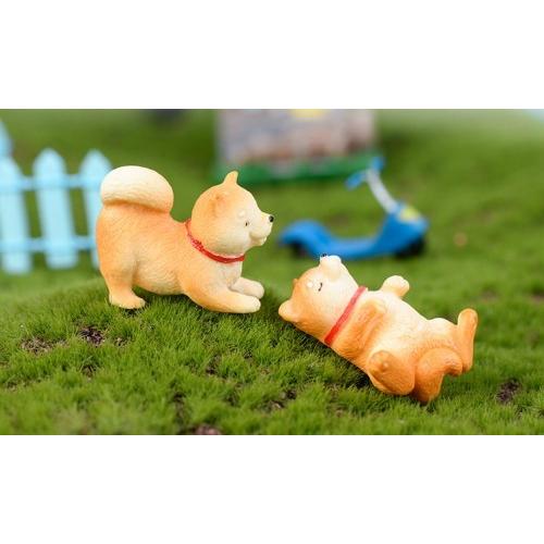 秋田犬 5個セット 犬 いぬ テラリウム フィギュア 動物 ミニフィギュア コケテラリウム 装飾 イベント ハンドメイド Chenj 1 テラリウム専門店takara 通販 Yahoo ショッピング