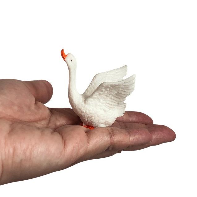 贅沢屋の 白鳥のミニチュアフィギュア 置物 白鳥のミニチュアフィギュア 置物