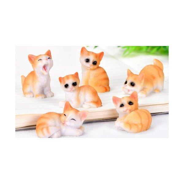 テラリウム フィギュア 黄色いねこ ネコ 猫6タイプ 動物 苔テラリウム スノードーム Wilcon Com Pe