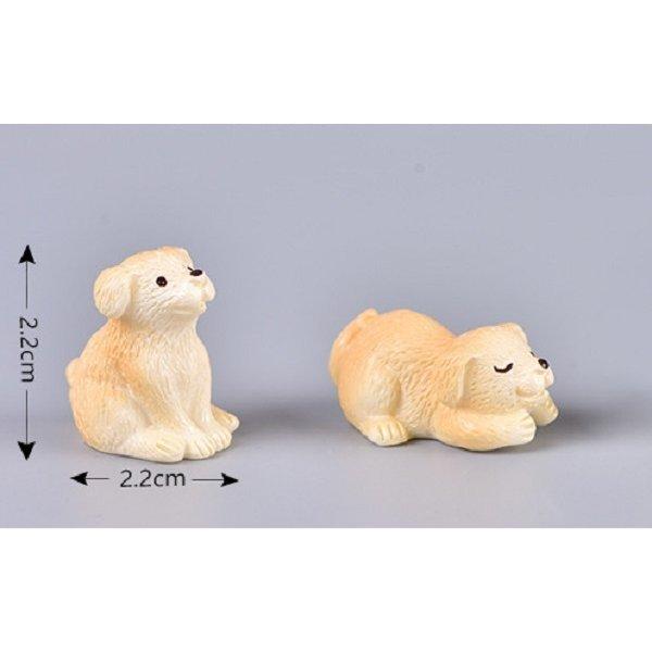 黄色い犬3タイプ お買い得個 動物 ミニ フィギュア テラリウムフィギュア ミニチュア 動物 テラリウム 水槽 テラリウム ミニ アクアリウム スノードーム 花 ガーデニング