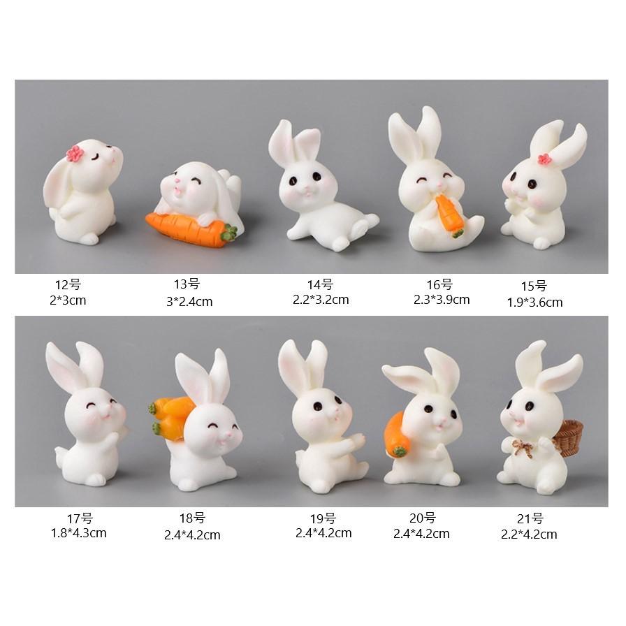 うさぎの楽園 にんじん うさぎセット 動物フィギュア うさぎ 白菜