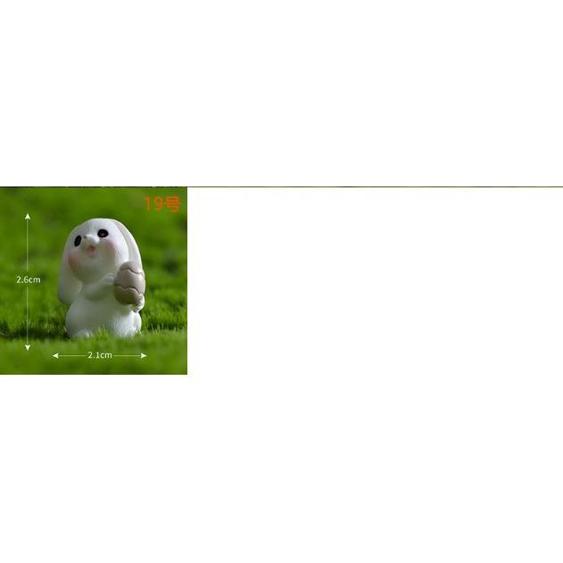 働く うさぎ 動物 テラリウムフィギュア フィギュア スノードーム ミニフィギュア コケリウム 苔盆栽 インテリア|takara77|04