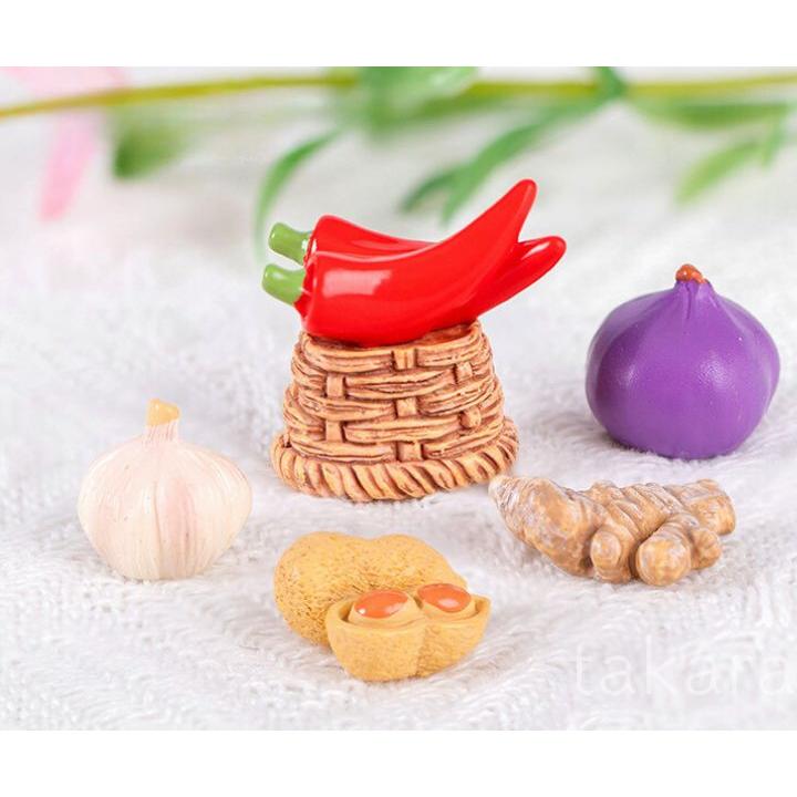 ミニチュア 野菜模型 22種 なすび きゅうり かぼちゃ ピーマン かご 