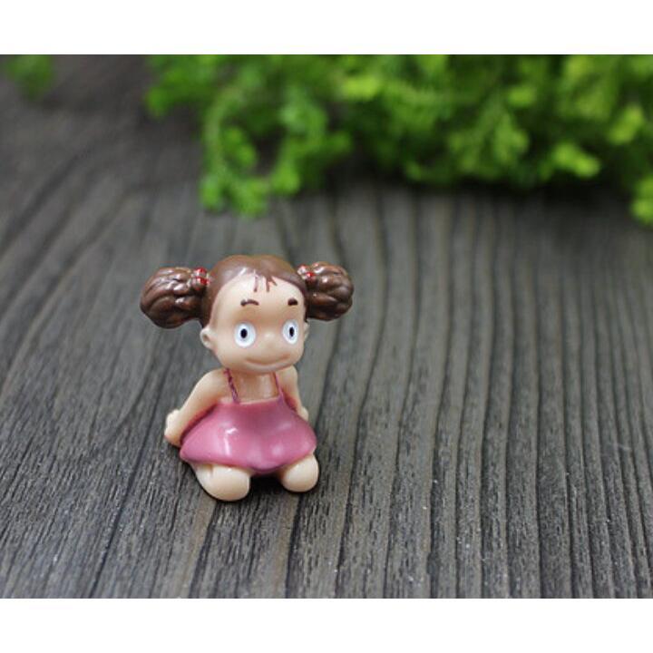 ミニチュア 女の子6タイプ テラリウム フィギュア ミニ人形 動物