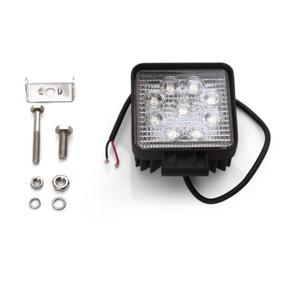 AutoGo LEDワークライト 作業灯 27W 9LED 9連 12V-24V対応 角型 広角タイプ60度 【2個セット】 :0611714217990:おたからばこ - 通販 - Yahoo!ショッピング AutoGo LEDワークライト 作業灯 27W 9LED 9連 12V-24V対応 角型 広角タイプ60度 【2個セット】 :0611714217990:おたからばこ - 通販 - Yahoo!ショッピング